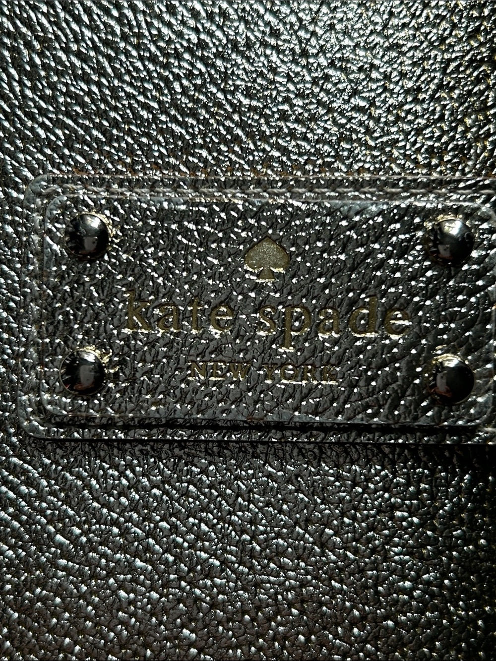 Kate Spade Gold Metallic Wallet with Snap Closure - Picture 6 of 6